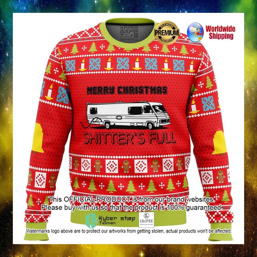merry shitters full christmas sweater 1 29