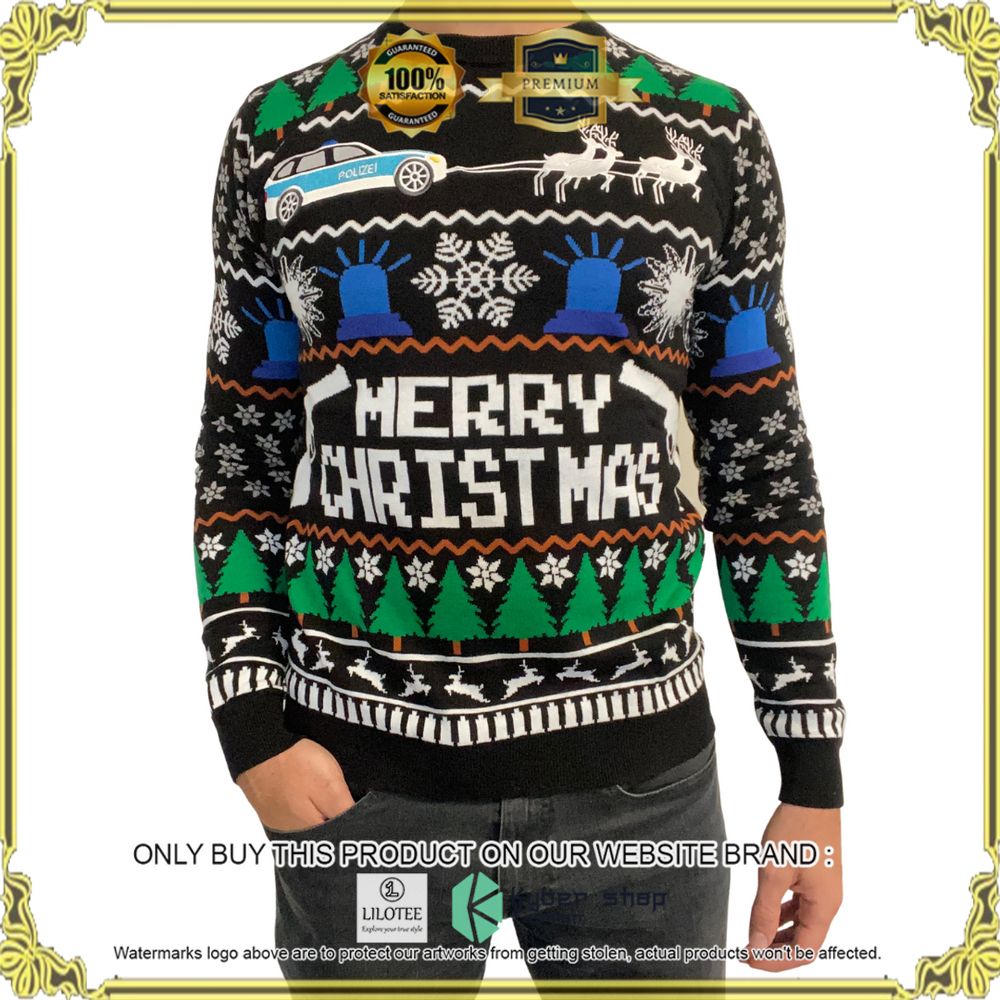 Merry Xmas Police Christmas Sweater - LIMITED EDITION 12