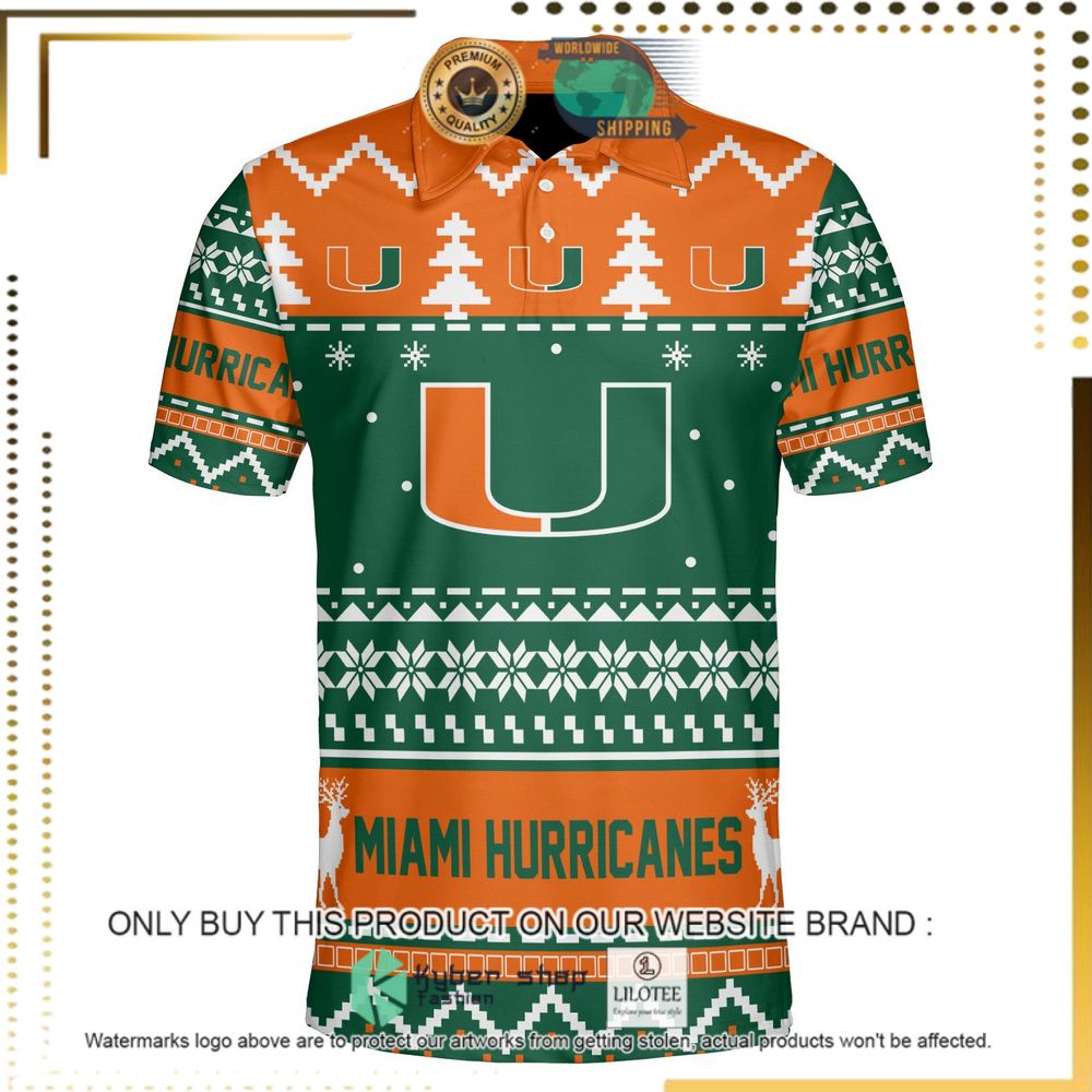 miami hurricanes personalized sweater polo 1 79882