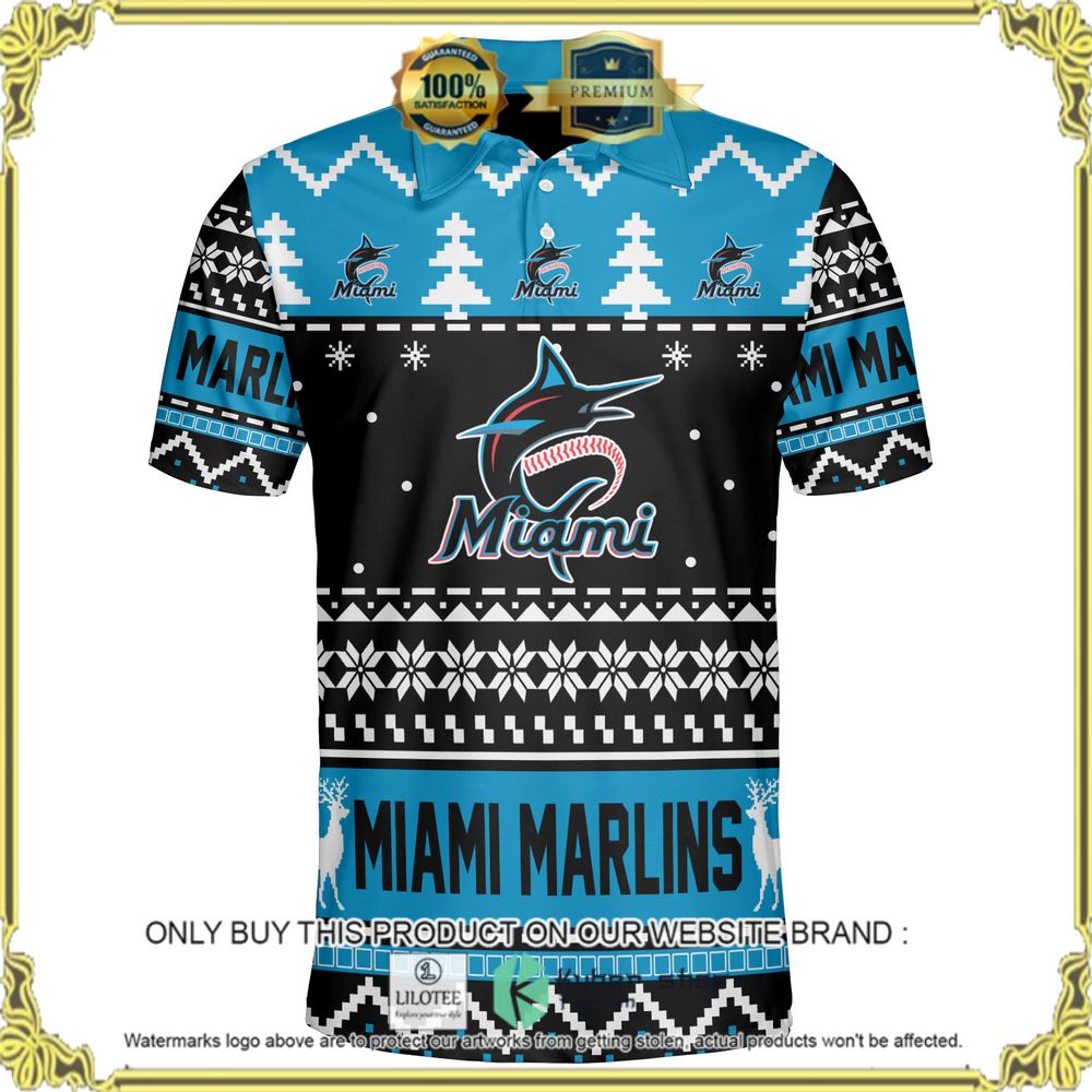 miami marlins personalized sweater polo 1 11239