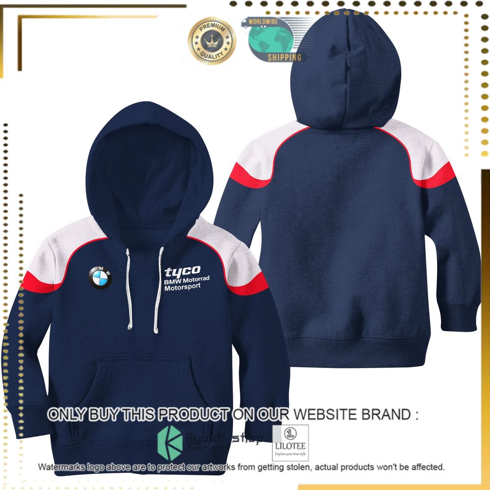 michael dunlop racing bmw navy 3d hoodie shirt 1 51008