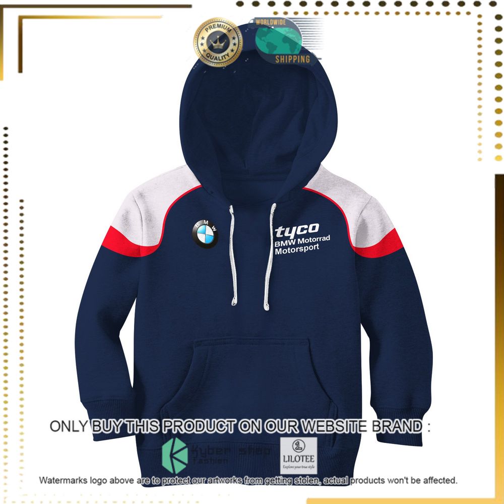 michael dunlop racing bmw navy 3d hoodie shirt 4 55693