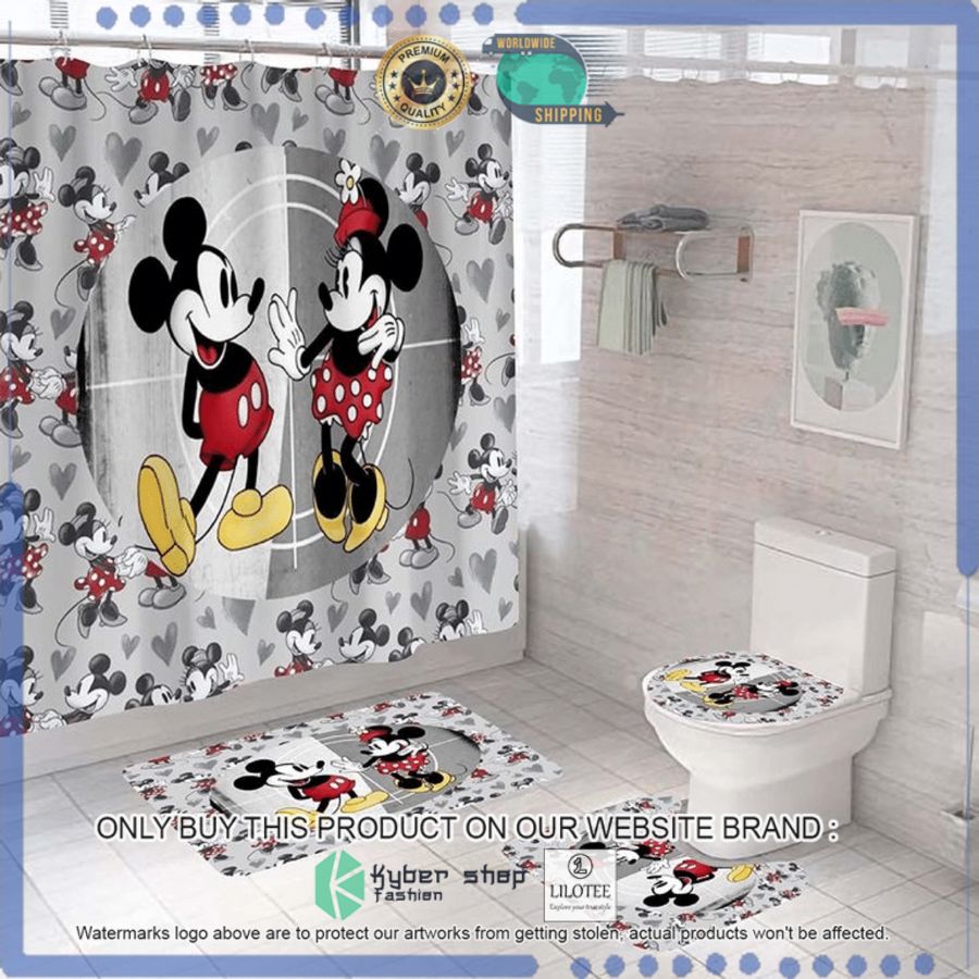 mickey mouse and minnie mouse bathroom set 1 1717