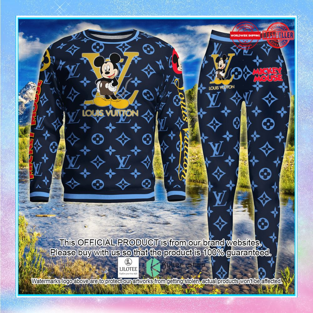 mickey mouse louis vuitton sweater leggings 1 576