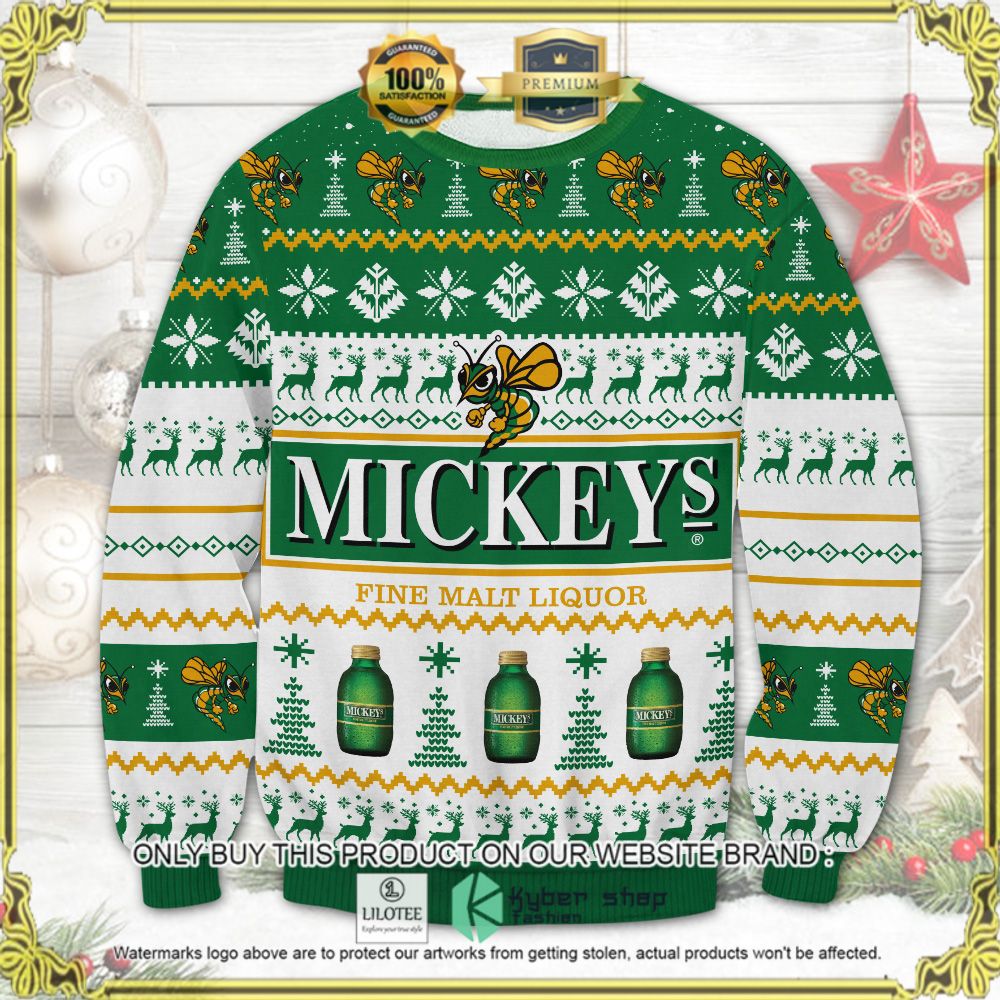 mickeys fine malt liquor ugly sweater 1 49454