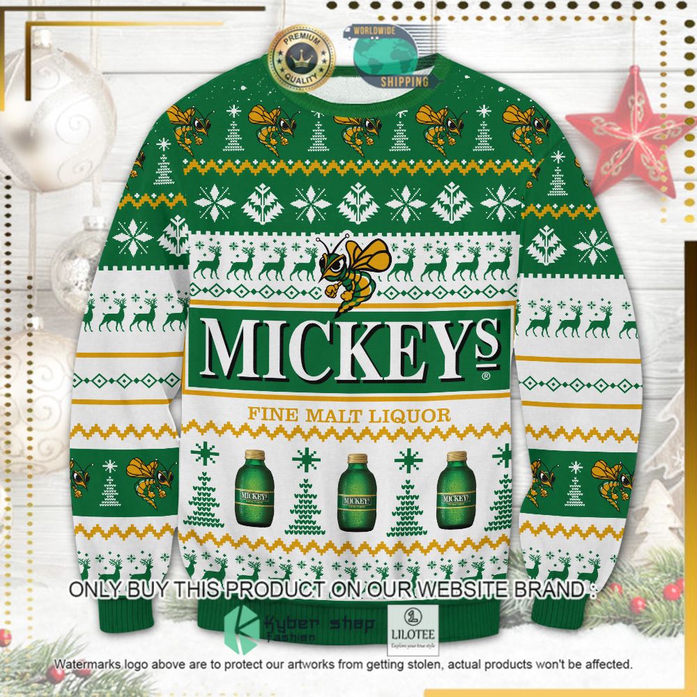 mickeys fine malt liquor ugly sweater 1 50904