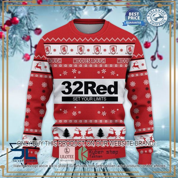 middlesbrough f c christmas sweater 2 63142