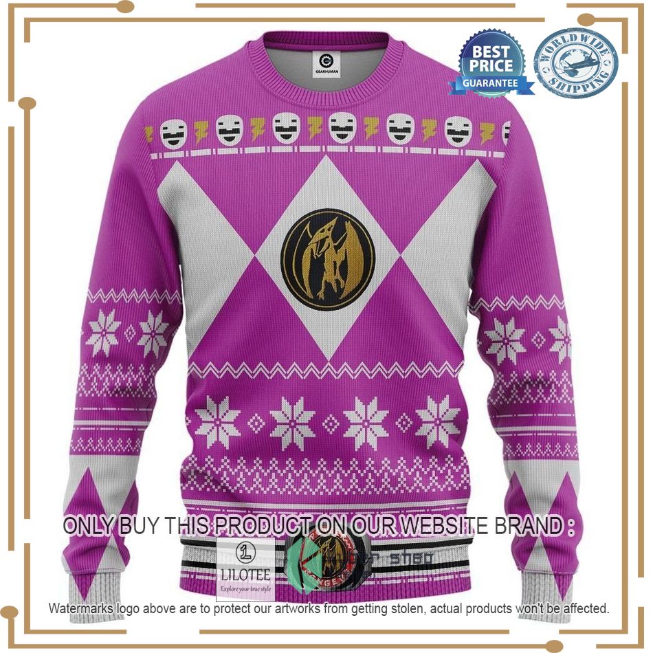 mighty morphin power rangers mmpr christmas sweater 1 96973