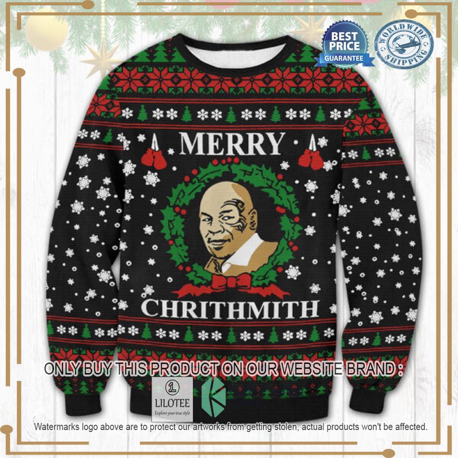 Mike Tyson Merry Chrithmith Ugly Christmas Sweater - LIMITED EDITION 2