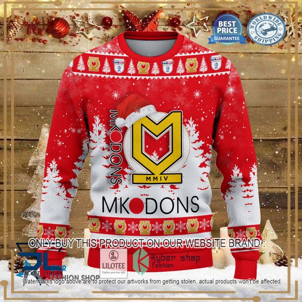 milton keynes dons christmas sweater 2 36228