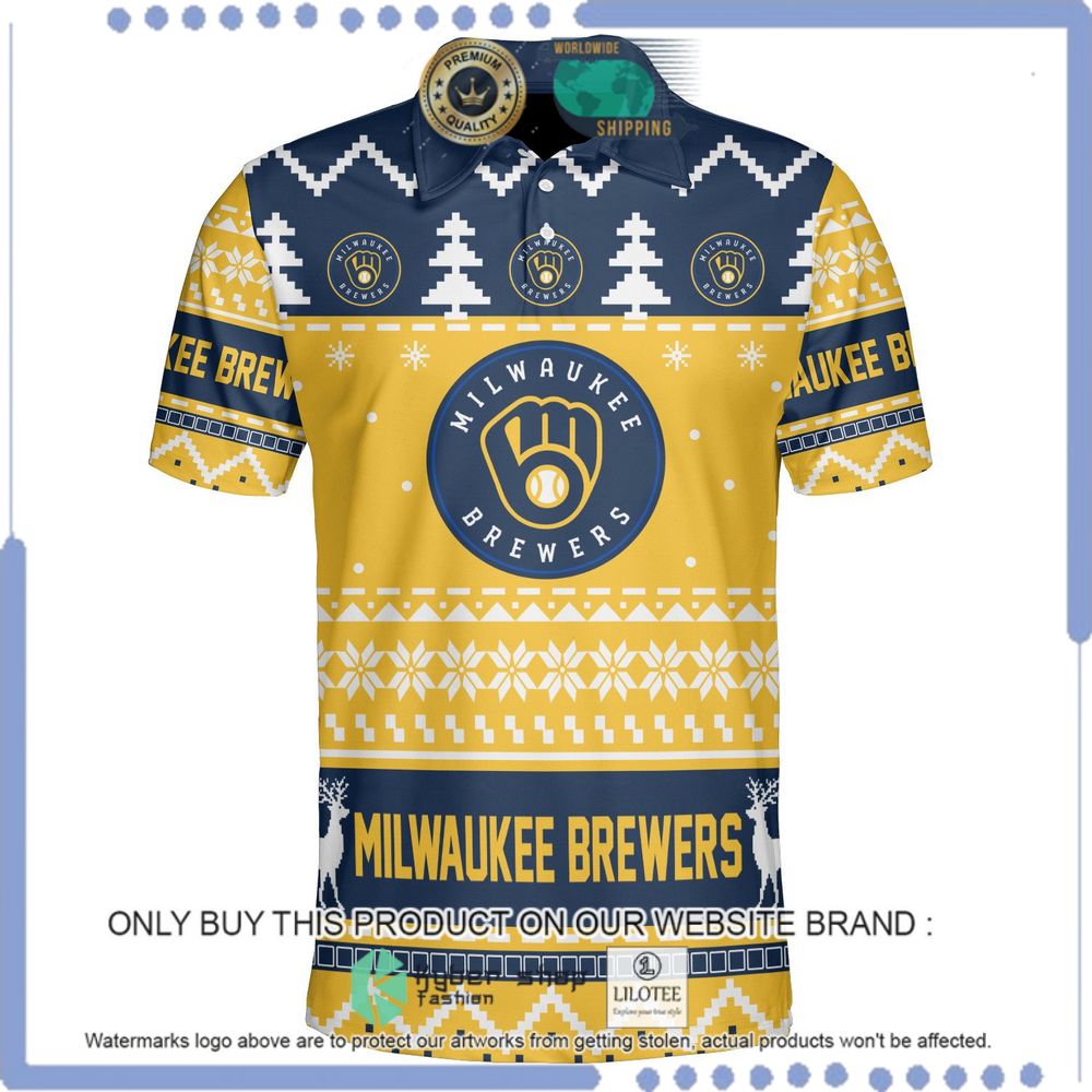 milwaukee brewers personalized sweater polo 1 28912