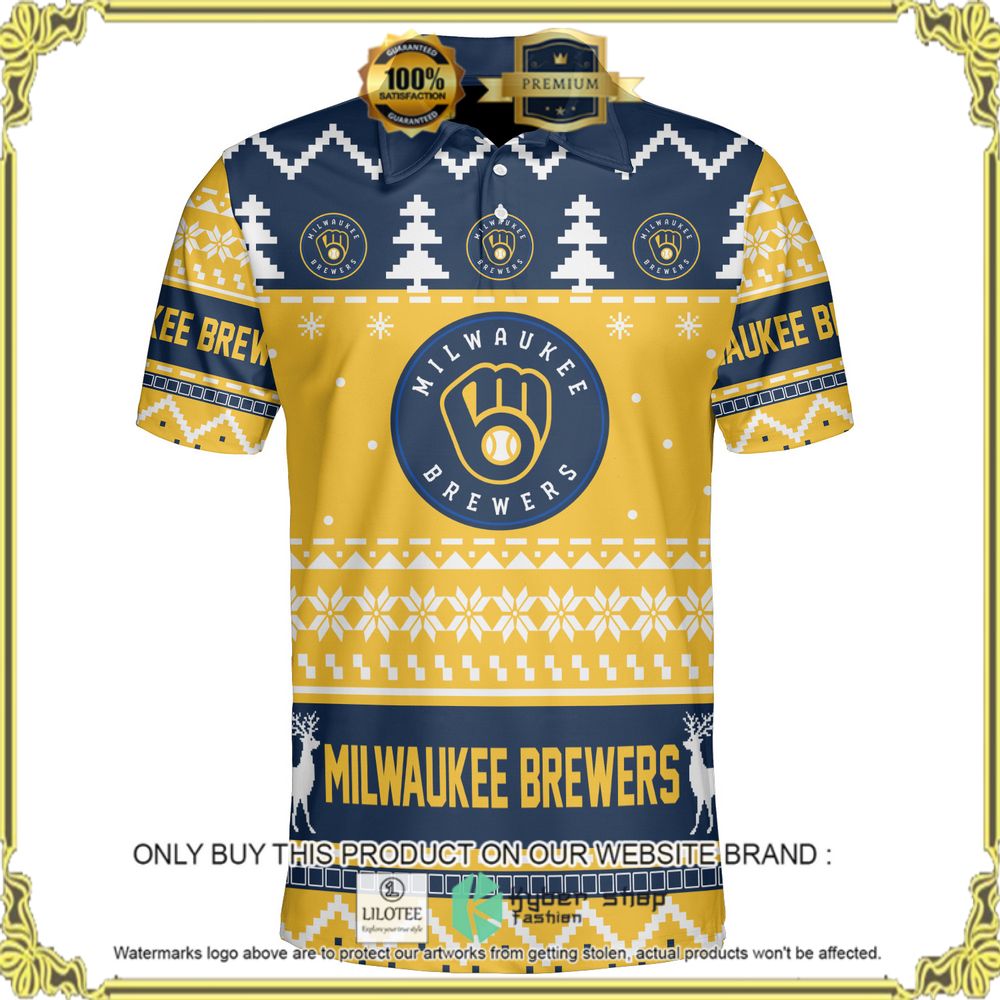 milwaukee brewers personalized sweater polo 1 38093