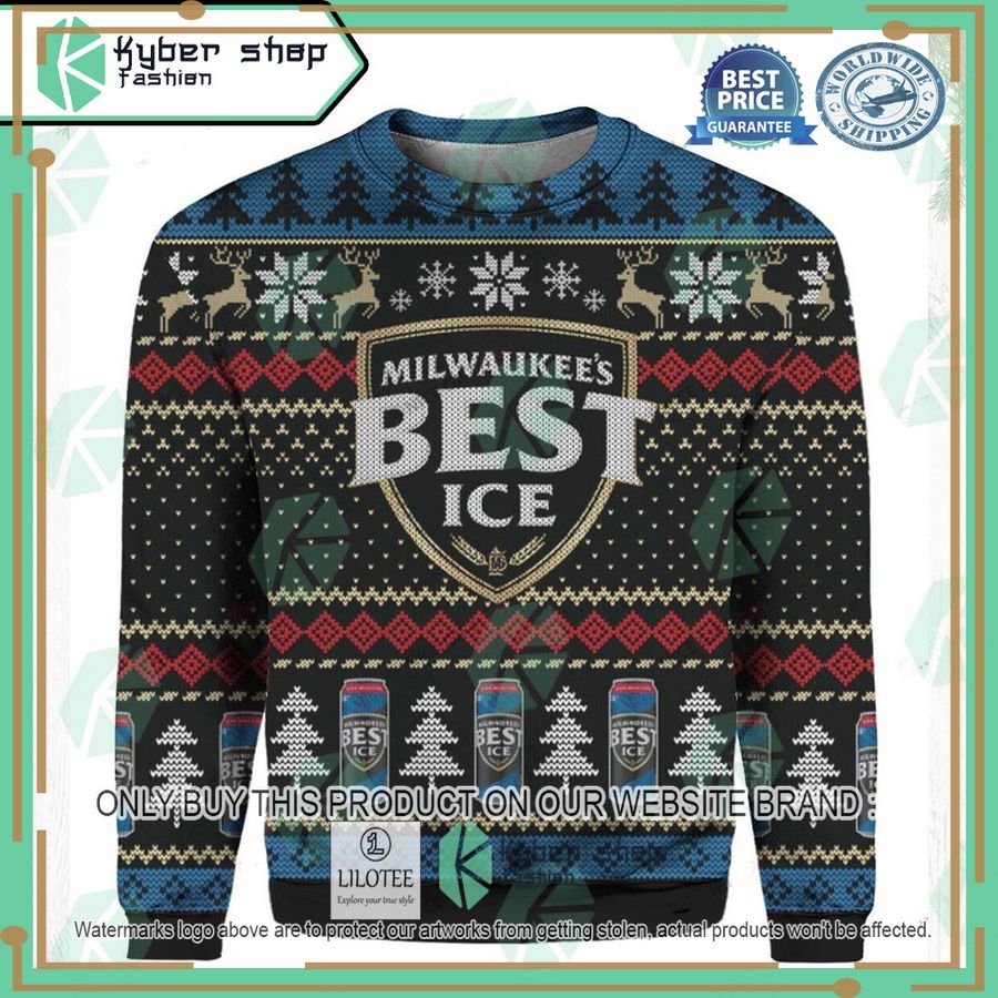 milwaukees best ice ugly christmas sweater 1 58448
