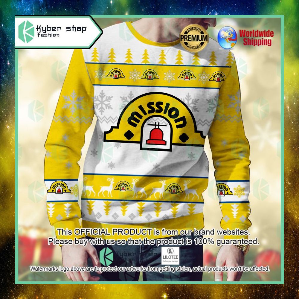 mission custom name christmas sweater 1 15