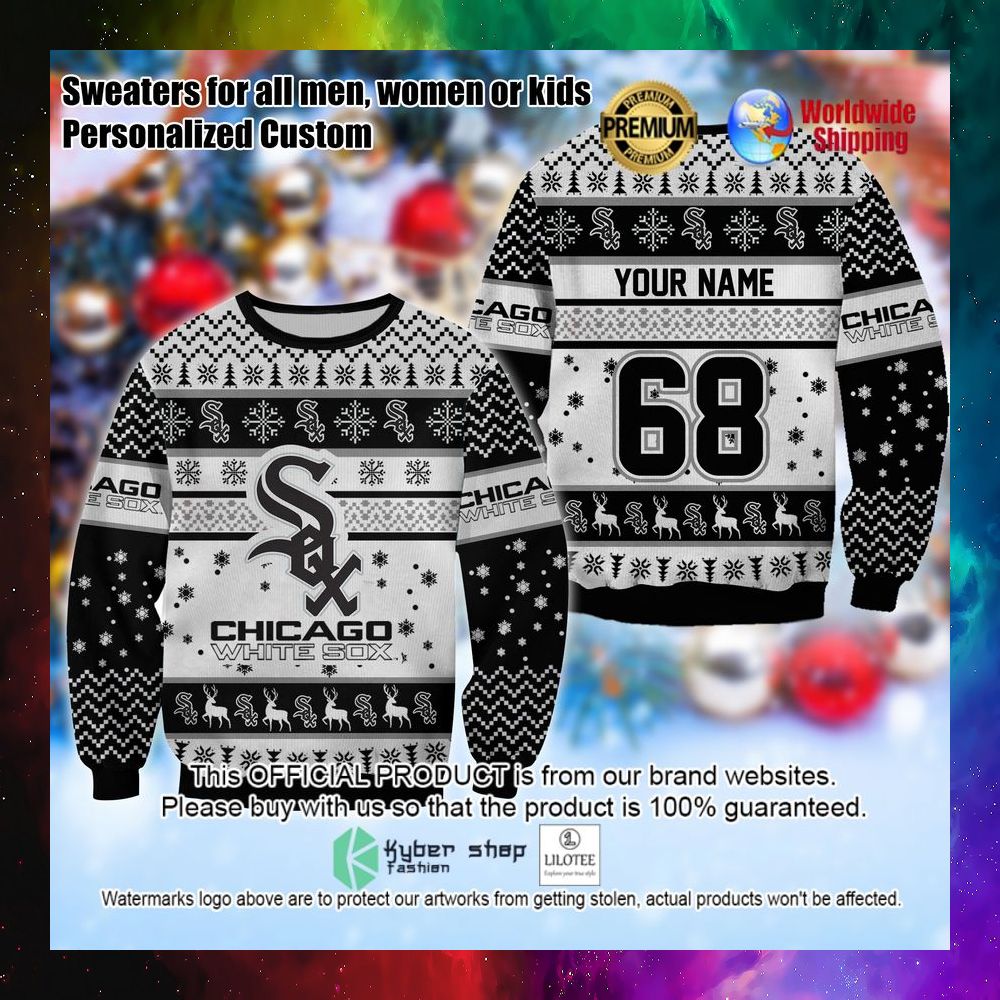 mlb chicago white sox personalized christmas sweater 1 696