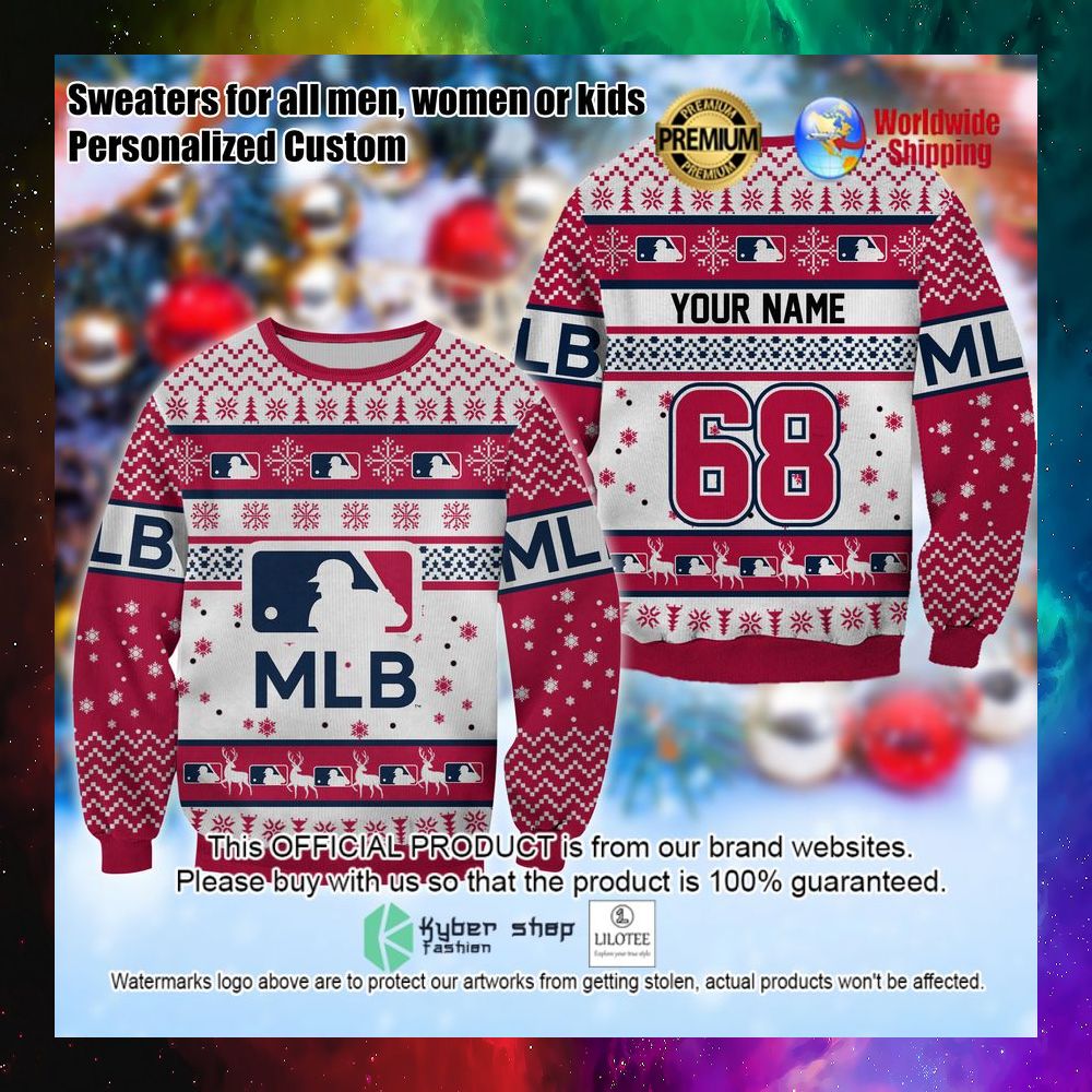 mlb logo mlb personalized christmas sweater 1 229