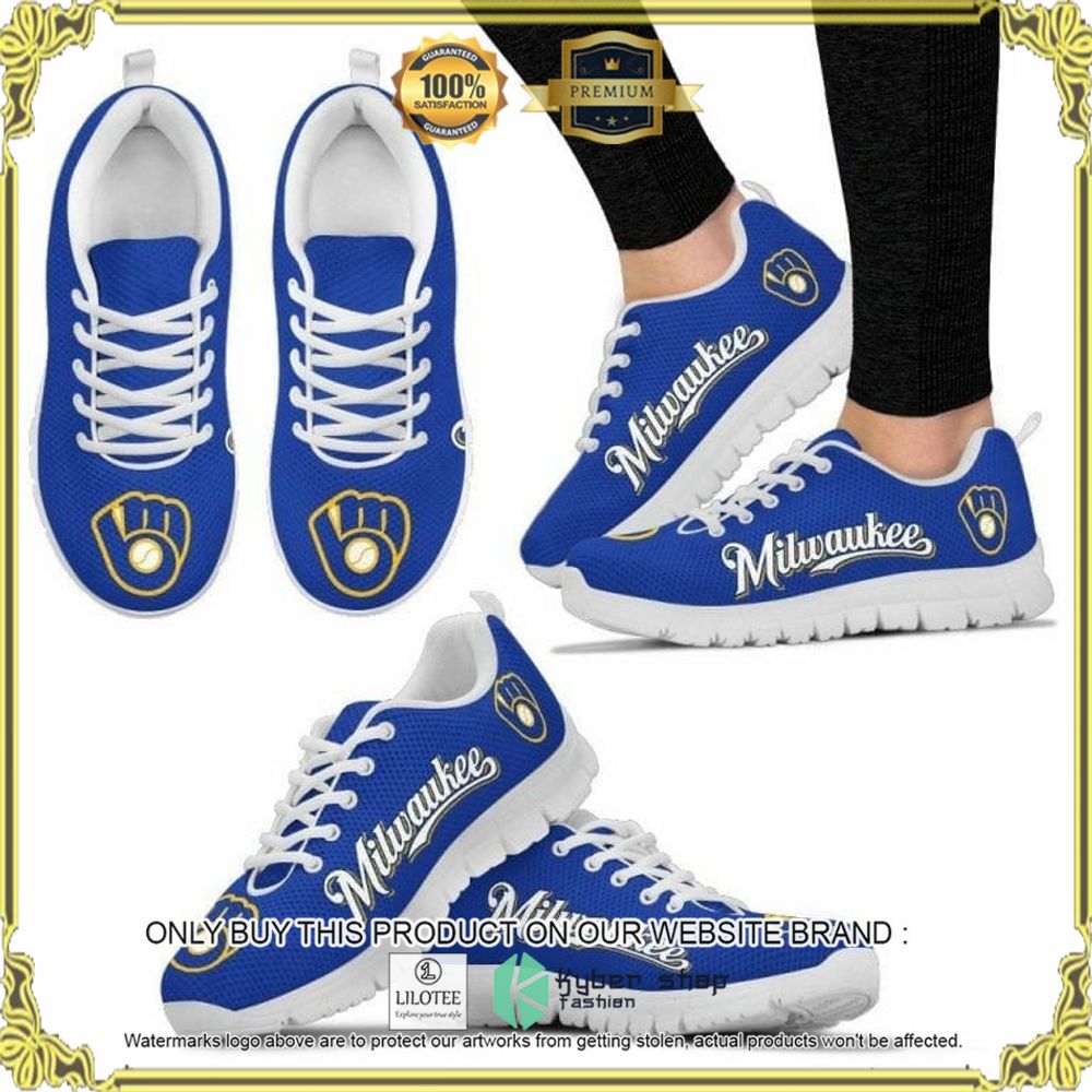 MLB Milwaukee Brewers Retro Running Sneaker - LIMITED EDITION 4