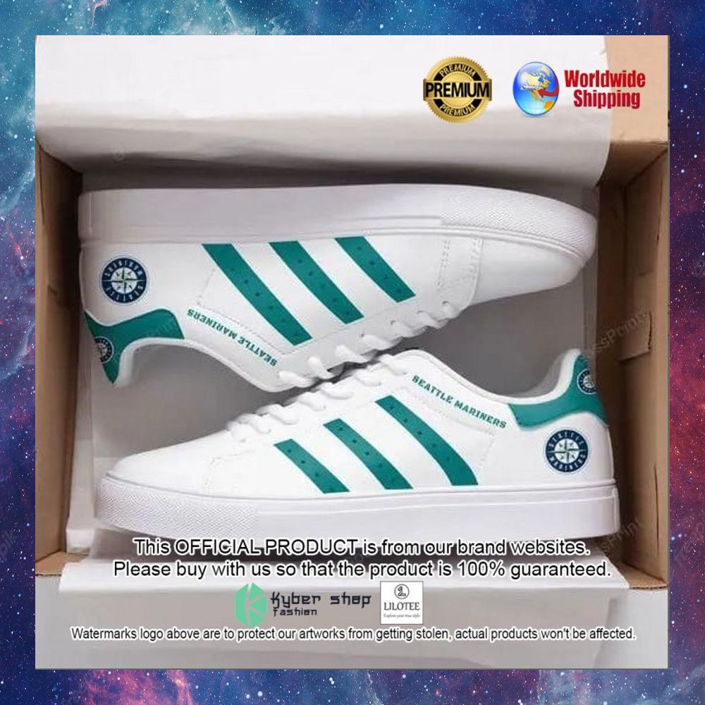 mlb seattle mariners stan smith low top shoes 1 467