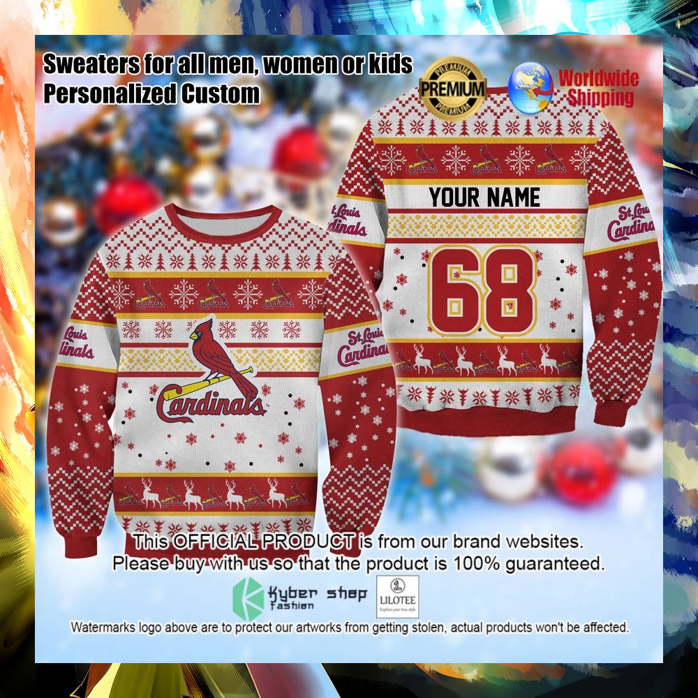 mlb st louis cardinals personalized christmas sweater 1 97