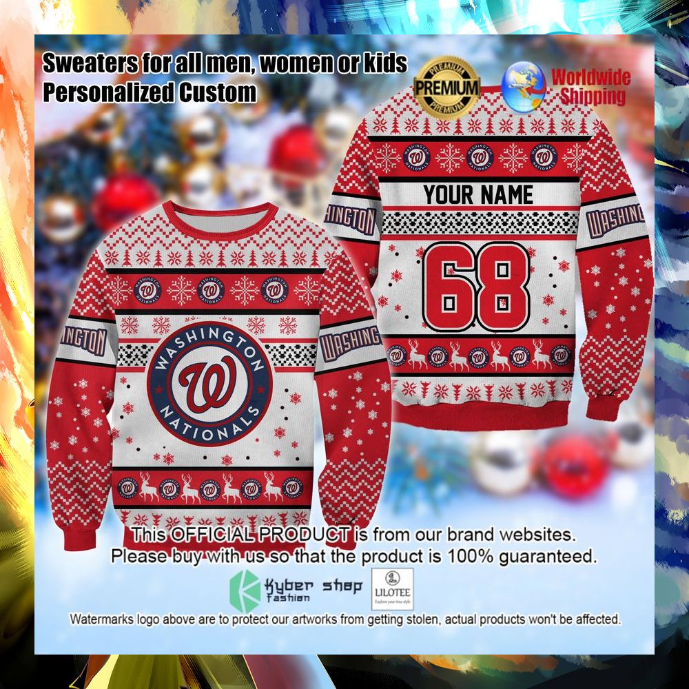 mlb washington nationals personalized christmas sweater 1 875