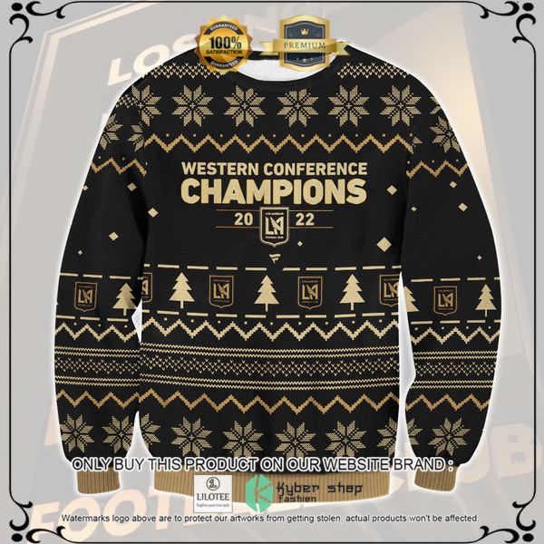 mls western conference champions 2022 woolen knitted sweater 1 35632