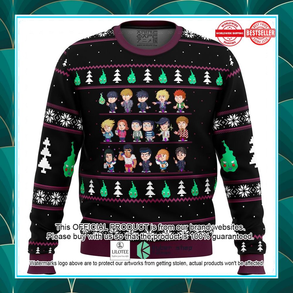 mob psycho 100 sprites christmas sweater 1 44