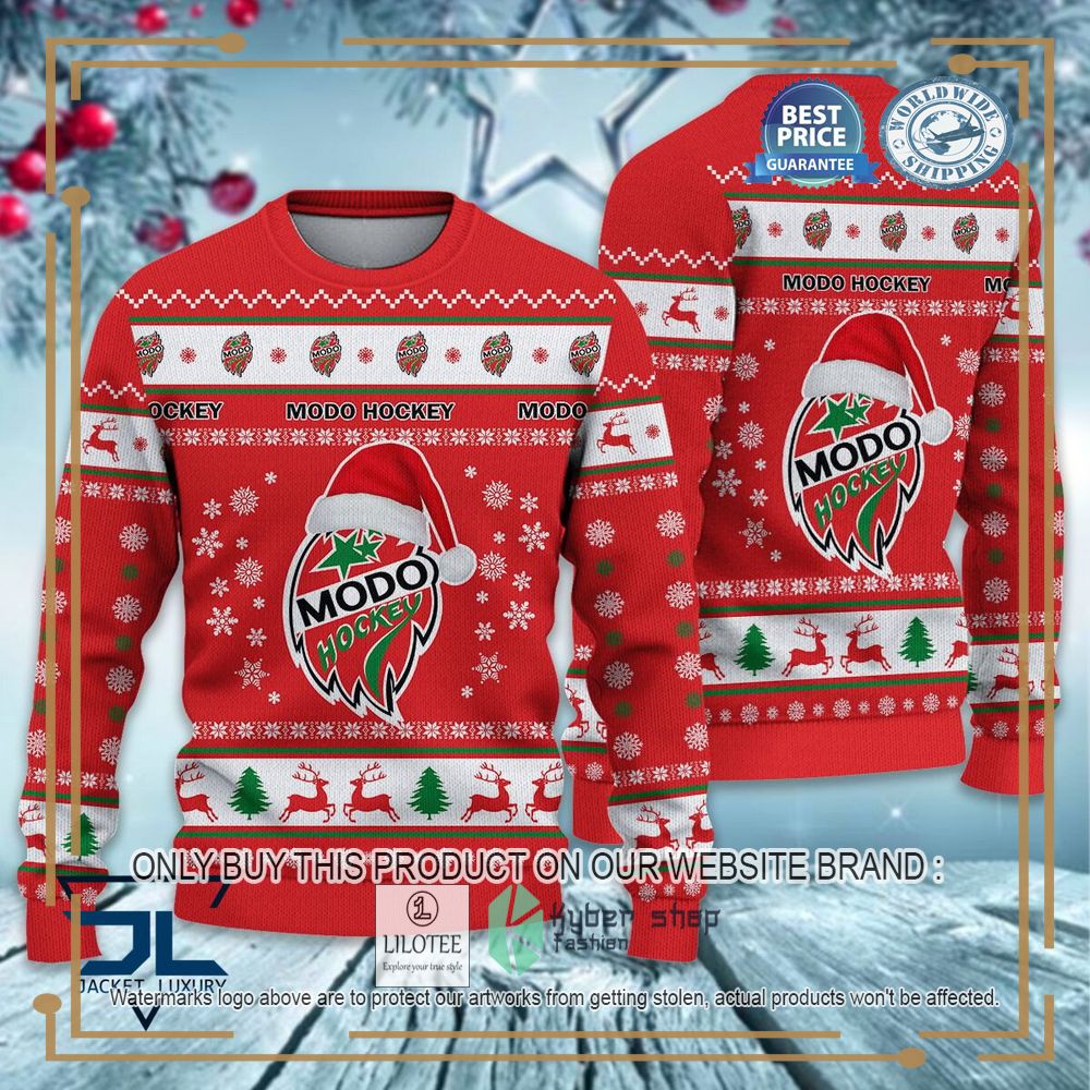 Modo Hockey Ugly Christmas Sweater 7