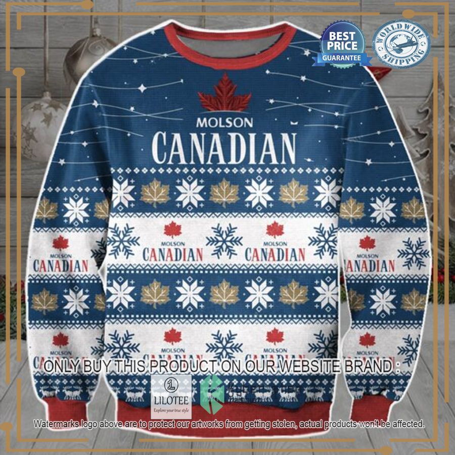 Molson Canadian Ugly Christmas Sweater - LIMITED EDITION 2