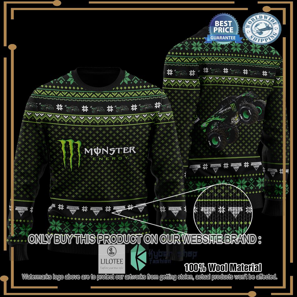 monster energy knitted sweater 1 41616