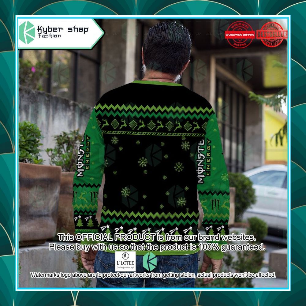 monster energy logo green sweater 3 133