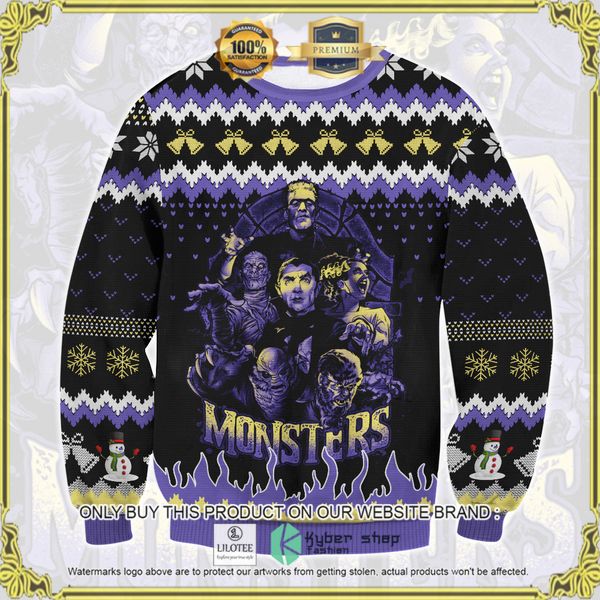 monsters movies woolen knitted sweater 1 22319