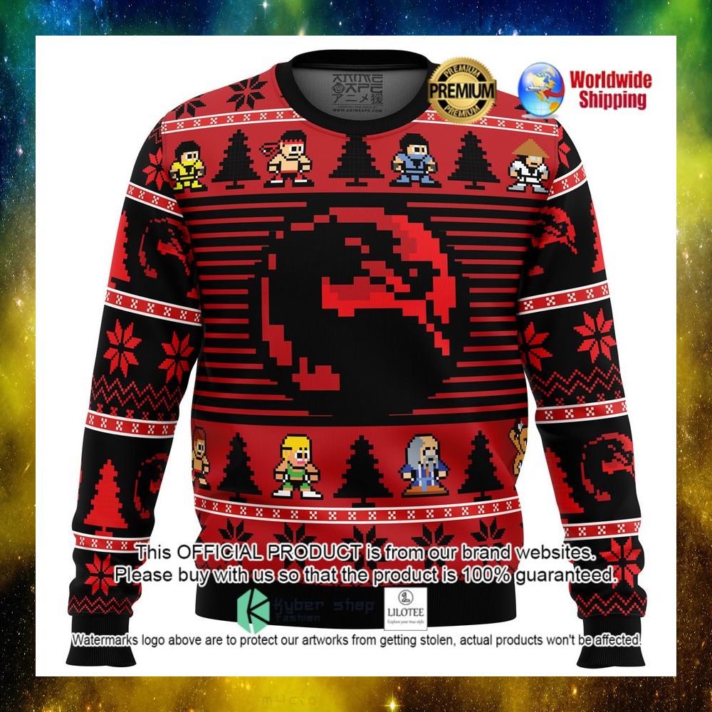 mortal kombat christmas sweater 1 28