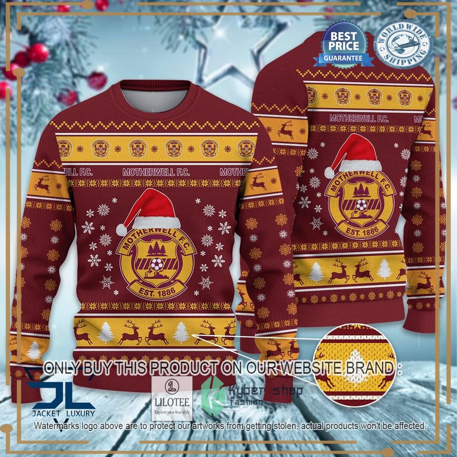 motherwell f c christmas sweater 1 19270