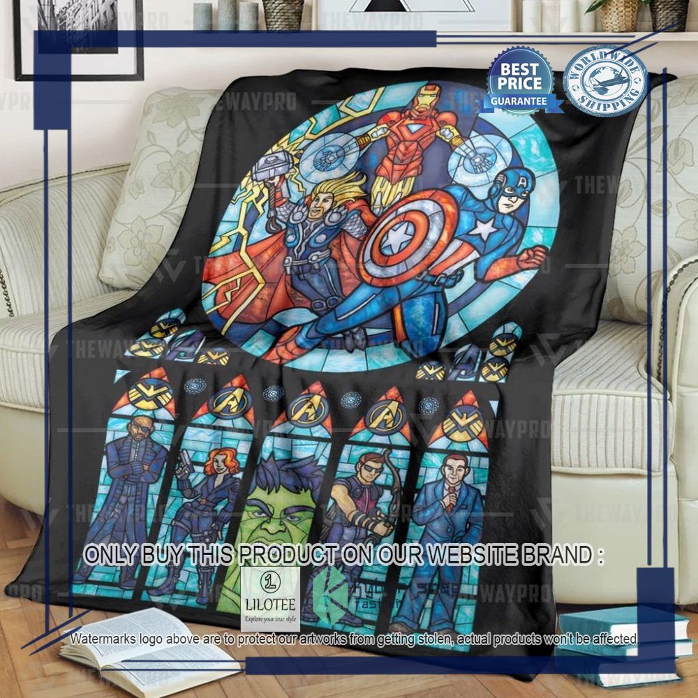 Movie Superheroes Stained Glass Blanket - LIMITED EDITION 6