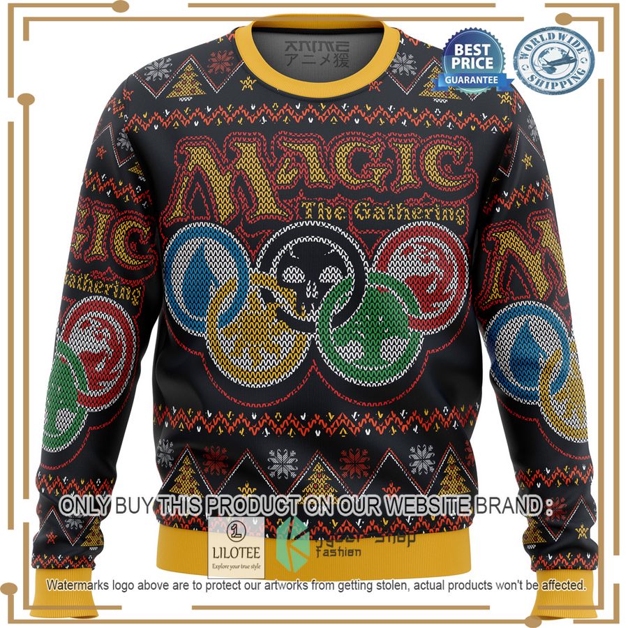 mtg magic the gathering christmas sweater 1 65647