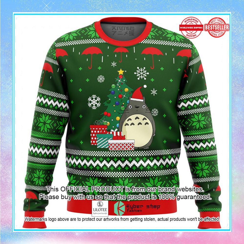 my neighbor totoro christmas gifts sweater 1 364