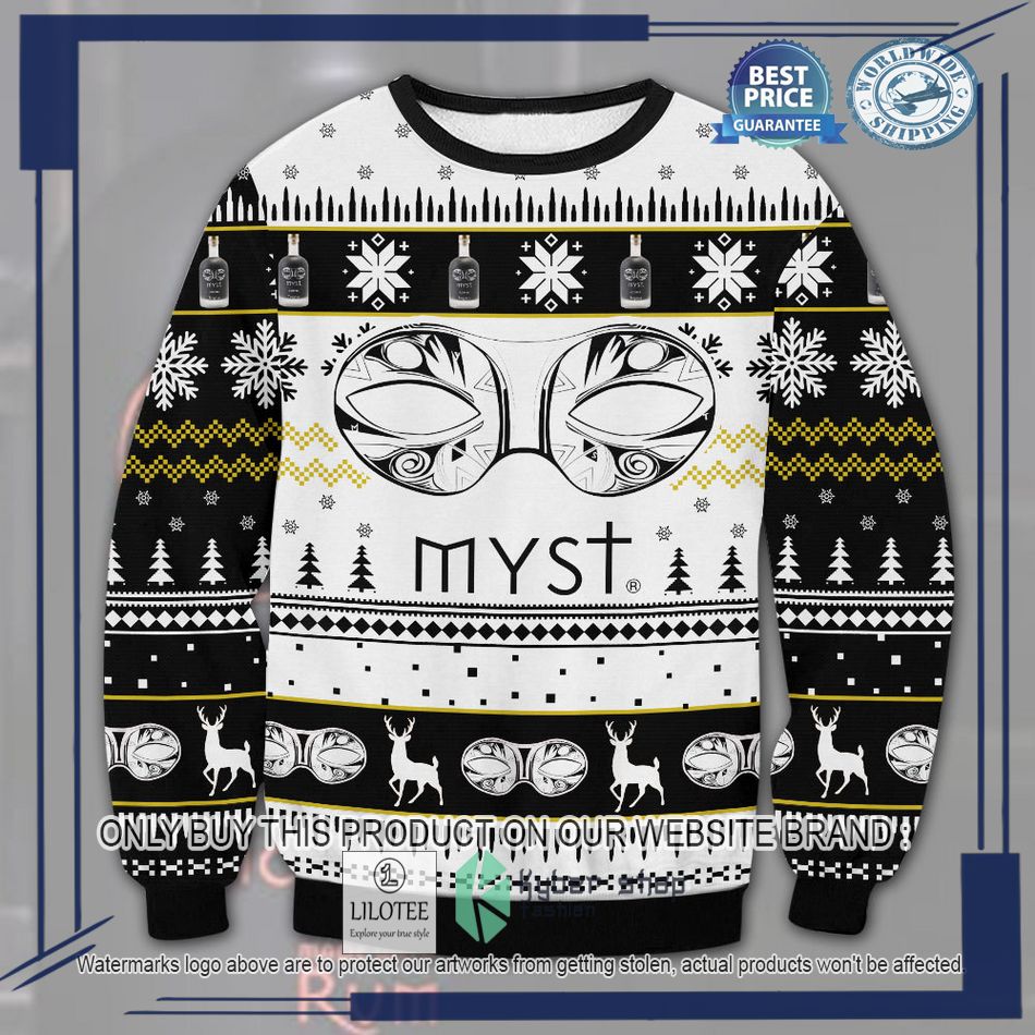 myst coffee tequila ugly christmas sweater 1 83443
