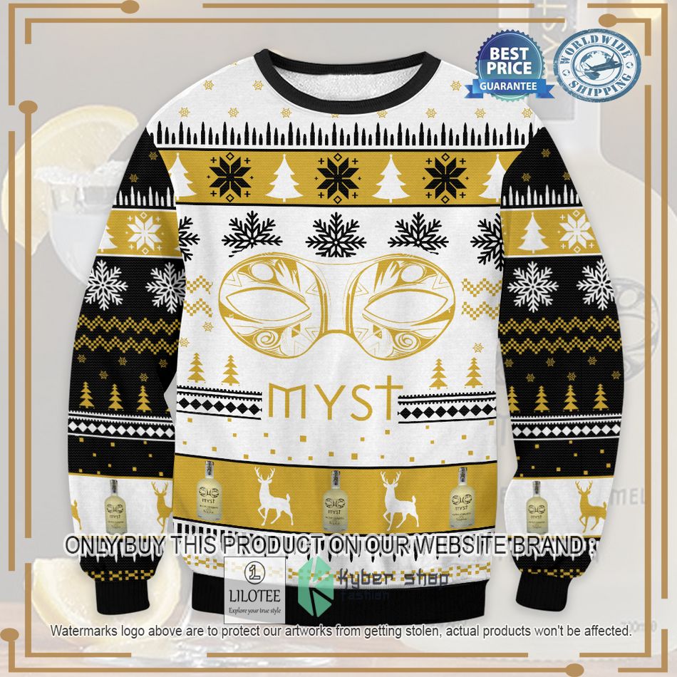 myst tequila ugly christmas sweater 1 60637