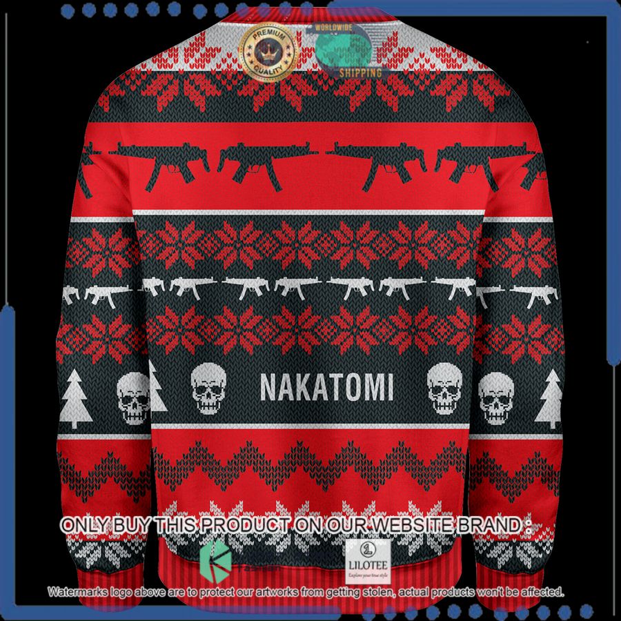 nakatomi 1988 skull christmas sweater 1 43604
