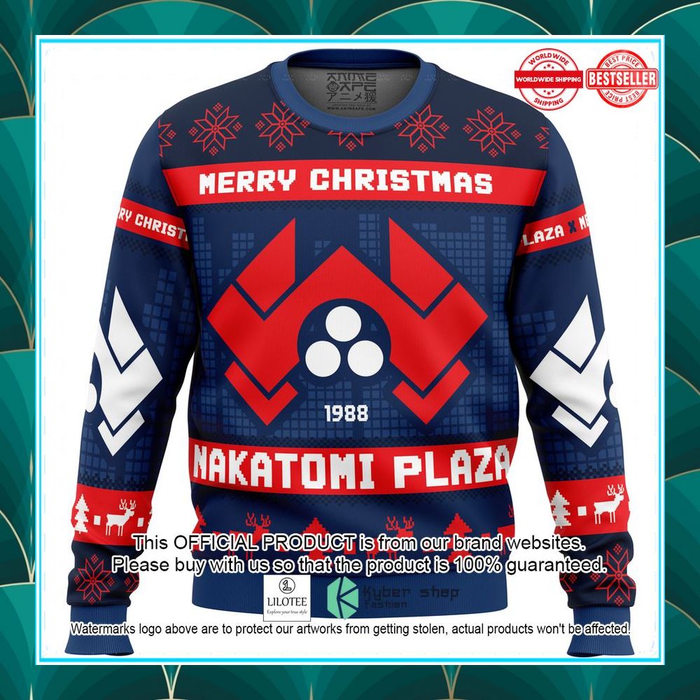 nakatomi plaza die hard christmas sweater 2 72