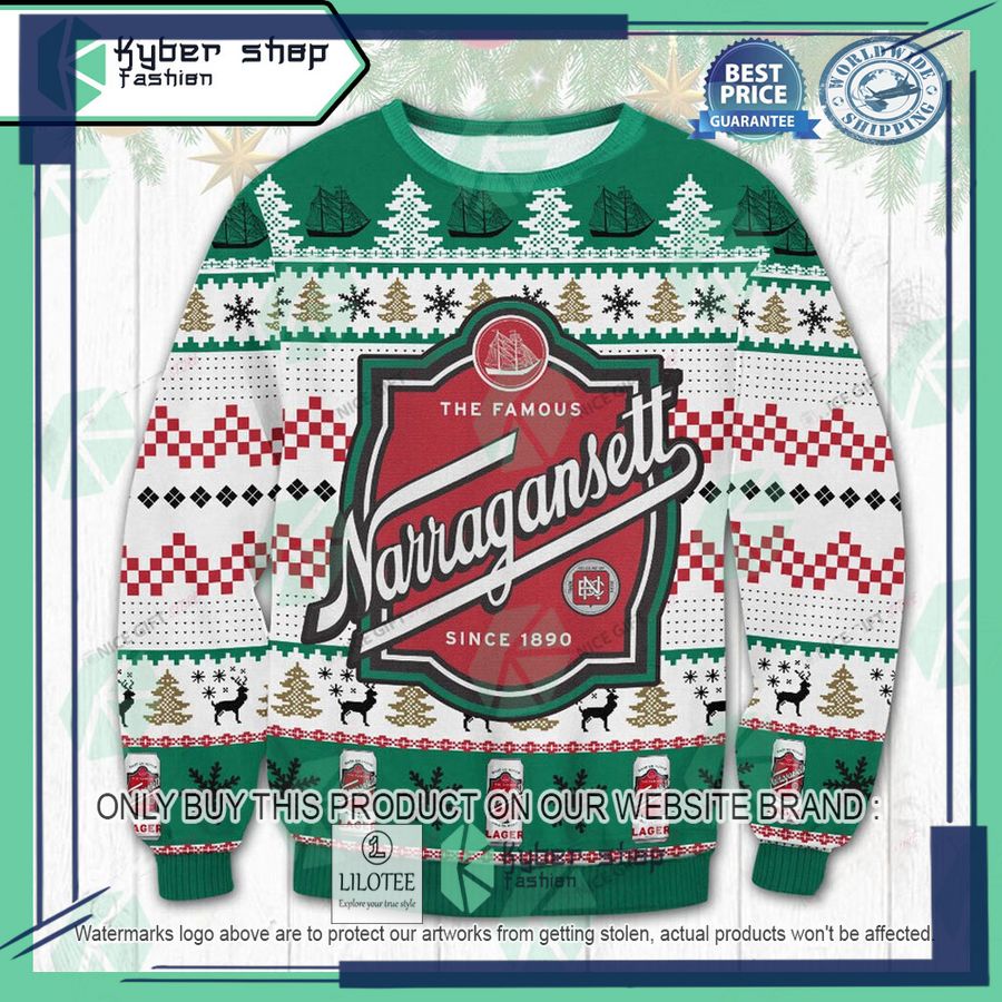 narragansett ugly christmas sweater 1 99809