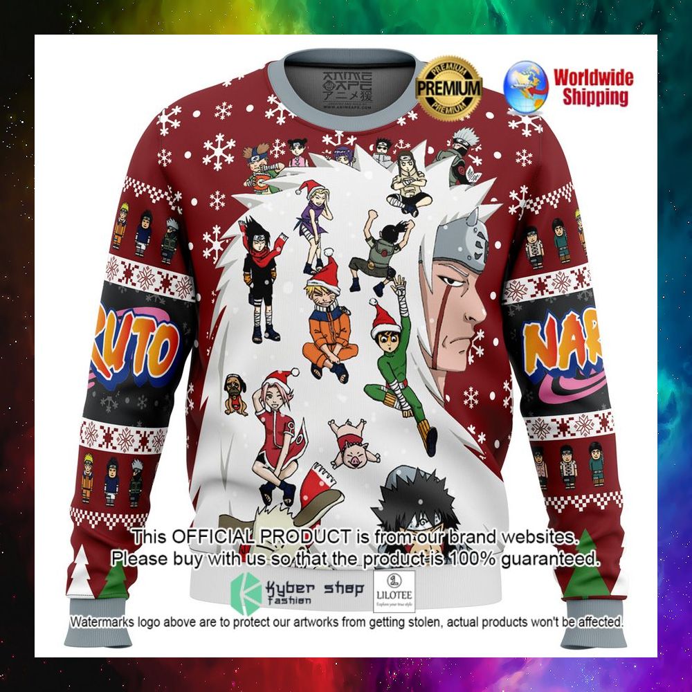 naruto characters anime christmas sweater 1 226