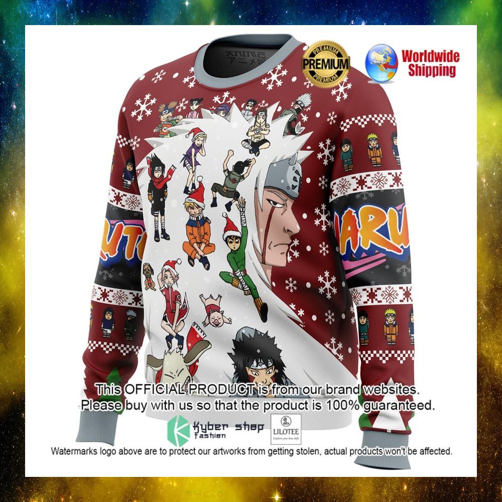 naruto characters anime christmas sweater 1 511