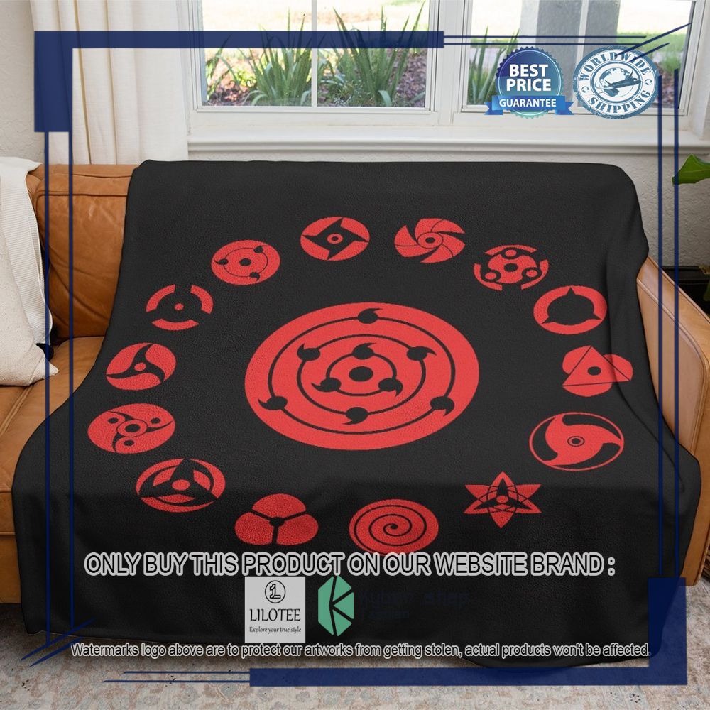 Naruto Shippuden Sharingan Set Blanket - LIMITED EDITION 7