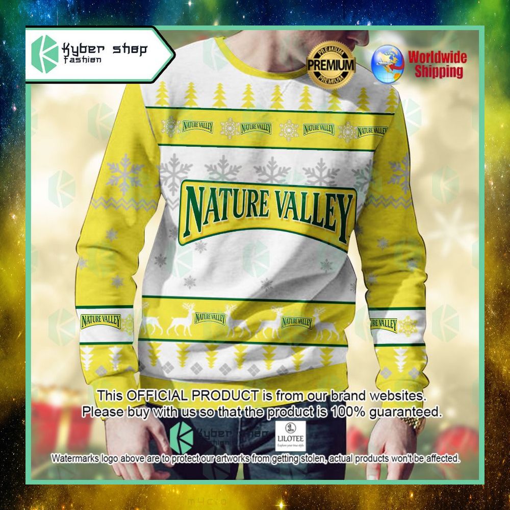 nature valley custom name christmas sweater 1 781