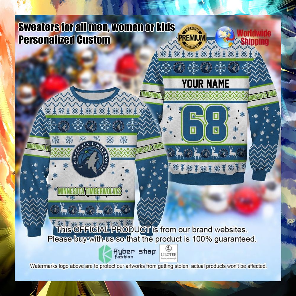 nba minnesota timberwolves personalized christmas sweater 1 792