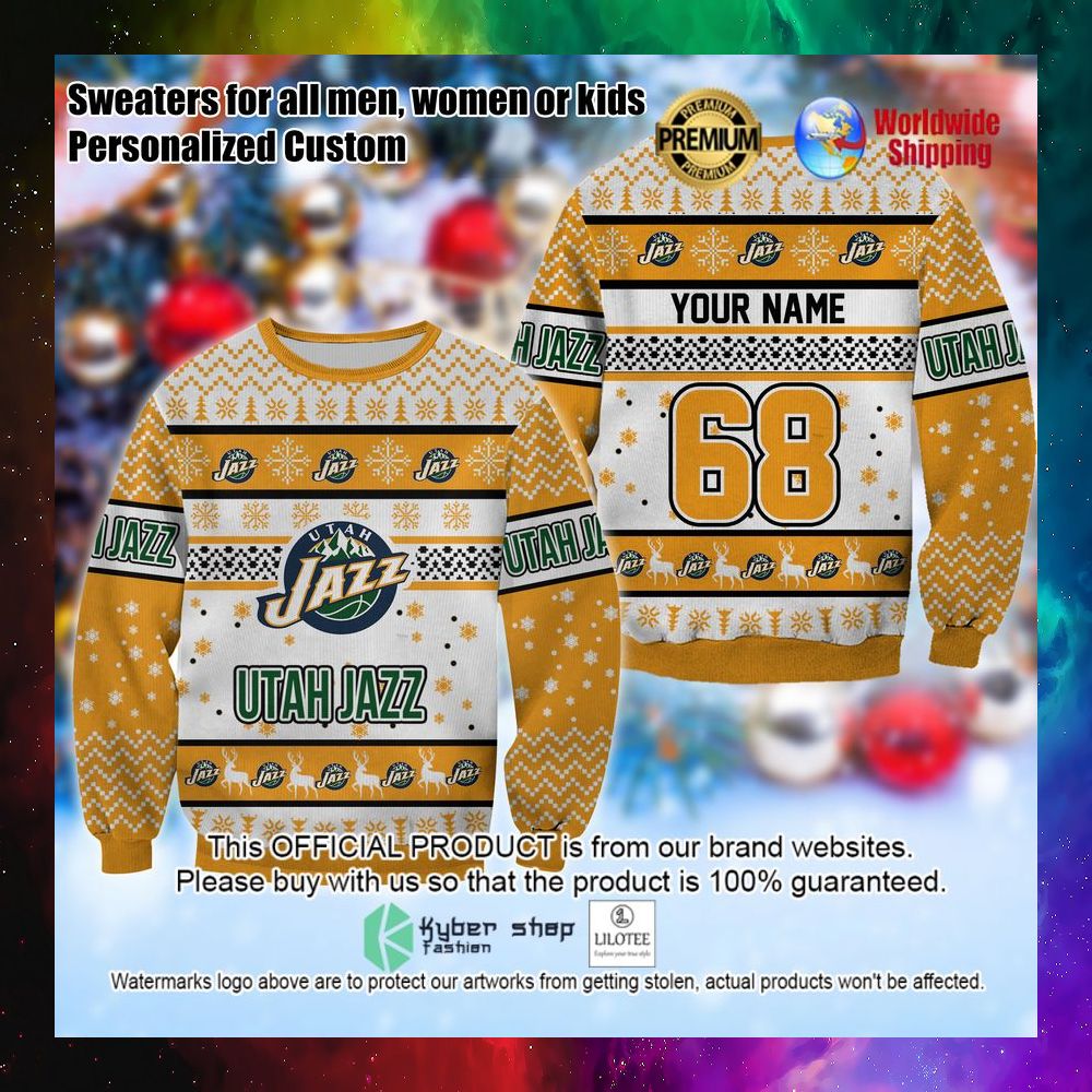 nba utah jazz personalized christmas sweater 1 282