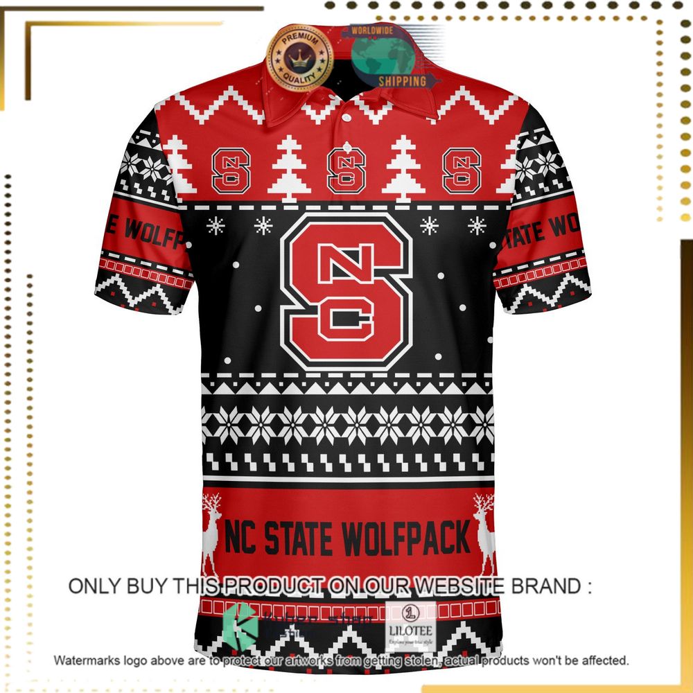 nc state wolfpack personalized sweater polo 1 28922
