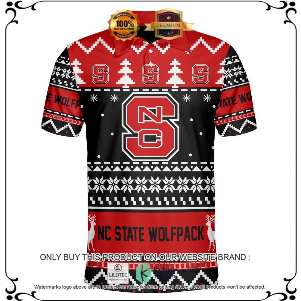 nc state wolfpack personalized sweater polo 1 3114