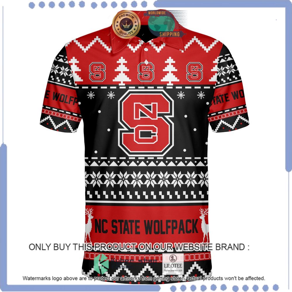 nc state wolfpack personalized sweater polo 1 8565